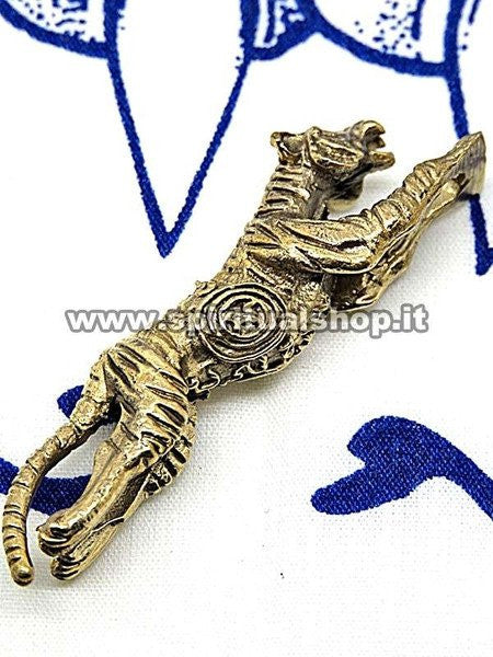 Amuleto di Protezione* Tigre del tempio Wat Bang Phra dai discepoli di L.P. Pern Per Ricorrenza