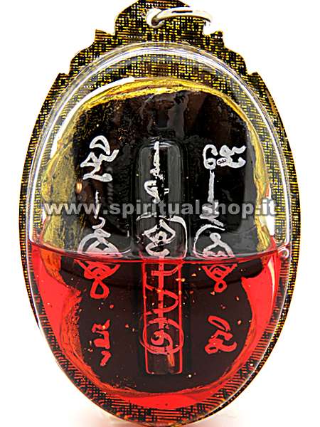 Amuleto Necromantico Thailandese Teschio 3 Dadi per Propiziare FORTUNA AL GIOCO ed Entrate SOLDI e Portare FORTUNA! + 5 Banconote di Nang Kwak in REGALO