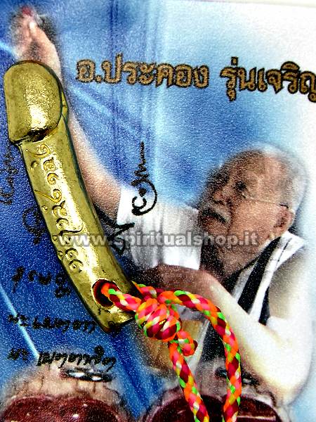 PalaThong (Il Fallo Dorato) POTENZA AMATORIA SESSUALE Scritture Yantra. Compreso Katha e Foto Monaco (Unico Pezzo)*