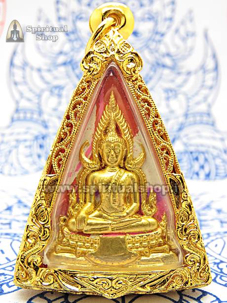Amuleto Thailandese GOLDEN ROYAL CHINNARAJ Energizzato da Monaci SUCCESSO NELLA VITA e POTENTE PROTEZIONE*