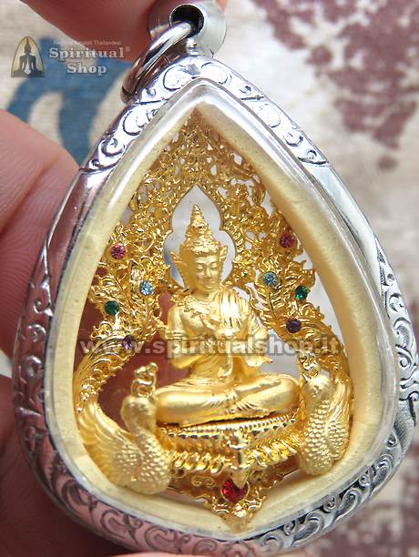 Amuleto Thailandese "BUDDHA CARISMATICO" SUPER POTENTE (BENESSERE ECONOMICO, PROTEZIONE, SUCCESSO NELLA VITA) Multigemma Dal Tempio Ayutthaya