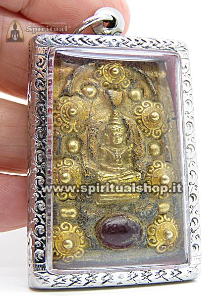 Amuleto Thailandese MASSIMA PROSPERITA' ECONOMICA e VITA PIENA DI FORTUNA con 12 GENERATORI DI ENERGIA E PERLE SARIRA*