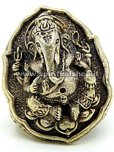 Anello Magico GANESH Incredibile Realizzazione a Mano per RICCHEZZA e ABBONDANZA e Rimozione Ostacoli UNICO PEZZO Non perdertelo!