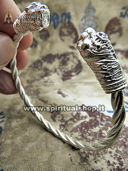 Bracciale doppia tigre tempio wat bang phra