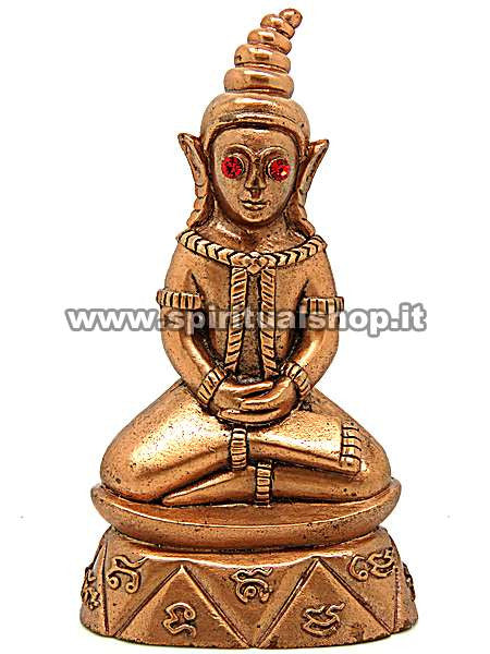 Statuina Phra NGang Dorata STUPENDA E POTENTISSIMA specifica per Attivare il TUO 'FLUSSO del DENARO'*. Comprensivo di Mantra (UNICO PEZZO DISPONIBILE!)