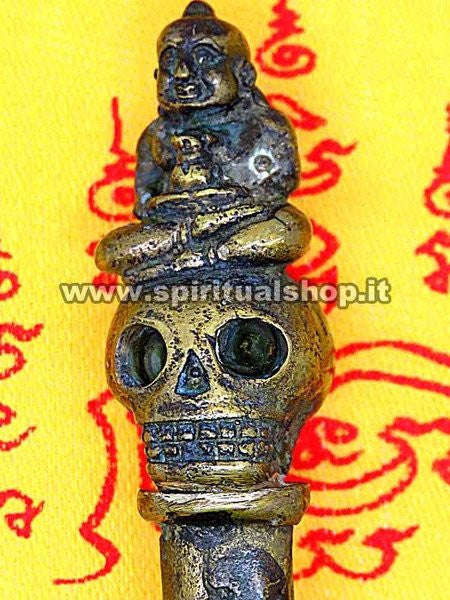 Sacro Pugnale Yant (18cm) in Bronzo con il Rituale Richiamo Soldi e Protezione Malocchio Fatture e Invidia (ULTIMO PEZZO RIMASTO!)