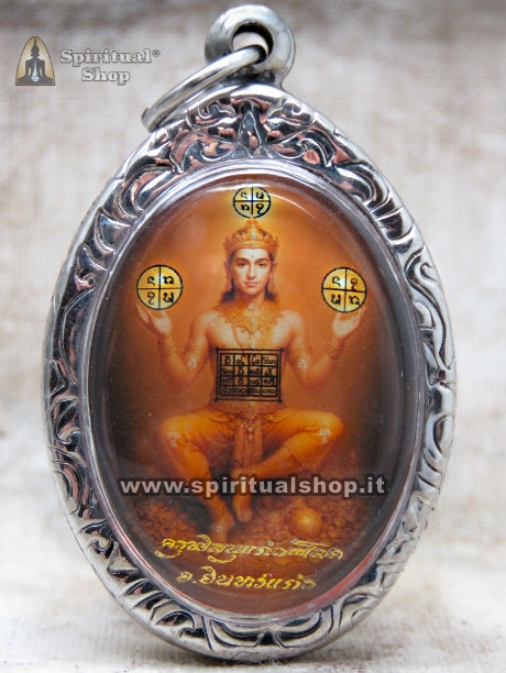 LOCKET THAILANDESE "DIO DELLE 3 SFERE SACRE" Magia Tradizionale del LAOS dei 3 REGNI (Ricchezza, Prosperità, Protezione)