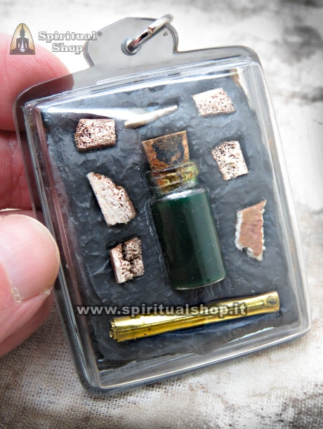 Amuleto Thailandese NECROMANTICO BONE PHRA GANG POTENZA ASSOLUTA per RICCHEZZA ed ATTRAZIONE (Unico Pezzo)*