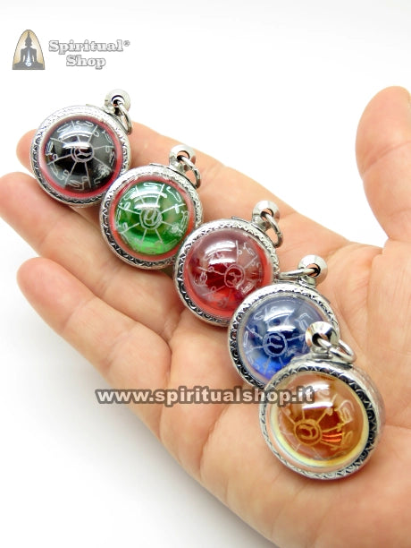 amuleto thailandese globo di luce yantra magici