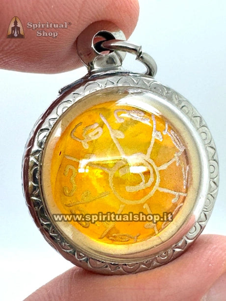 Amuleto "Globo Luce" Wat Bang Phra: Auspicio Rinascita, Protezione, Amore, Ricchezza o Serenità