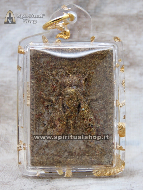 Amuleto Thailandese Nuovo Locket GOLDEN FLY (Mosca d'Oro Thailandese) per Ricchezza e Affari, Fascino e Seduzione (Unico Pezzo)