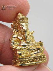 Amuleto Golden Ganesh Rimuove Problemi Attira Soldi, Lavoro, Ricchezza, Vincite al Gioco*