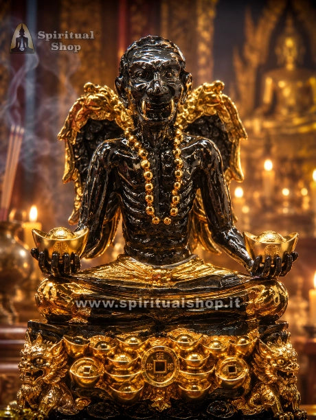 Amuleto Thailandese KRA KIEW MILIONARIO (Golden Wings) POTENTISSIMO per RICCHEZZA, VINCITE, PROSPERITÀ, CAMBI VITA (Unico Pezzo Super Consigliato!)