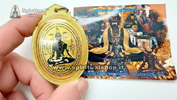 AMULETO THAILANDESE LOCKET "GOLDEN KRA KIEW" per RICCHEZZA e FORTUNA PEZZO RARO (Unico Pezzo) PRENDILO AL VOLO!