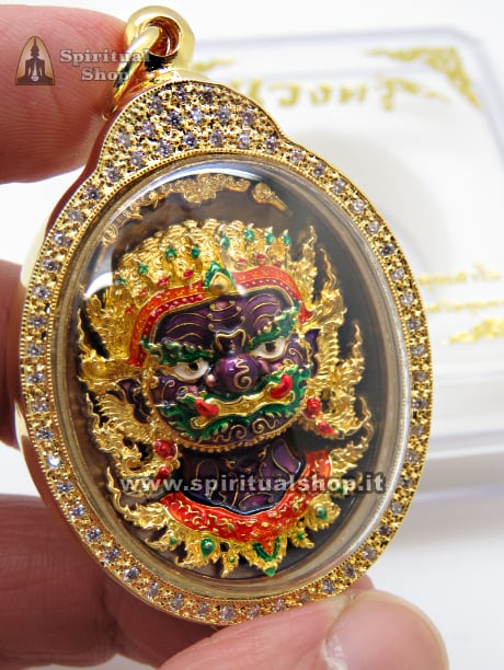 Amuleto Thailandese "LEGENDARY" HANUMAN + RUESI versione HYPER-LUXURY per FORZA, DISCIPINA, SAGGEZZA e INTELLIGENZA (Unico Pezzo Limited Edition)*