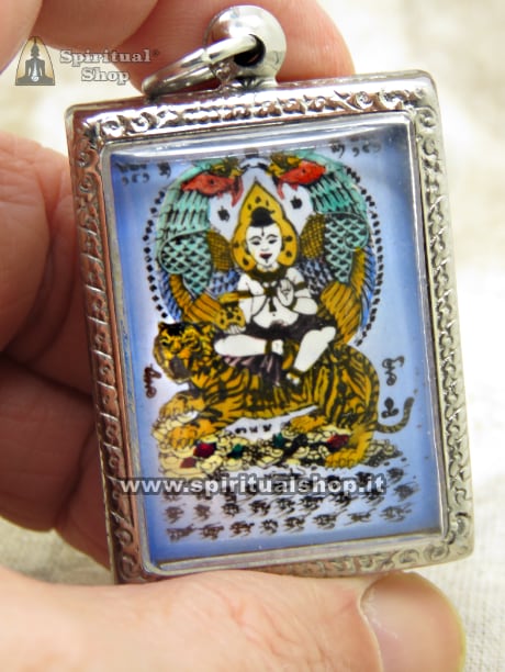 RARISSIMO LOCKET GUMAN THONG SARIKA TIGER  AJARN Potente per PORTARTI RICCHEZZA, ABBONDANZA, VENDITE, FORTUNA AI GIOCHI (NON RICHIEDE OFFERTE - Unico Pezzo)*