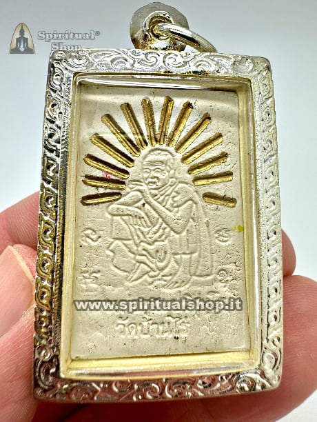 Amuleto Thailandese LP KOON per DENARO, VINCITE, CAMBIO VITA. CELEBRATIVO ARGILLE TEMPIO WAT BAN RAI + ENERGIZZAZIONE ULTERIORE WAT BANG PHRA! (ULTIMO PEZZO)*