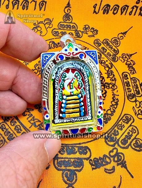 Amuleto Thailandese LP KOON per DENARO, VINCITE, CAMBIO VITA. CELEBRATIVO ARGILLE TEMPIO WAT BAN RAI + ENERGIZZAZIONE ULTERIORE WAT BANG PHRA! (ULTIMO PEZZO)*