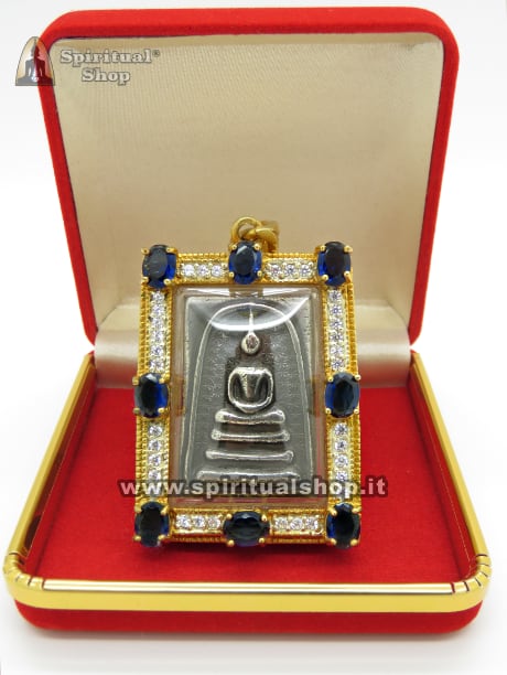 SONTUOSO Amuleto Thailandese GOLDEN SOMDEJ LP KASEM 8 GEMME PER CHI DESIDERA SUCCESSO RICCHEZZA INFINITA e VINCITE COLOSSALI (Introvabile e Unico Pezzo)*