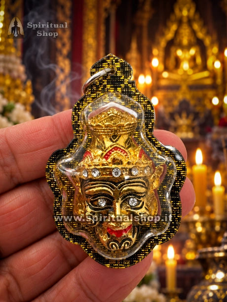 Amuleto Thailandese Maschera di Ruesi