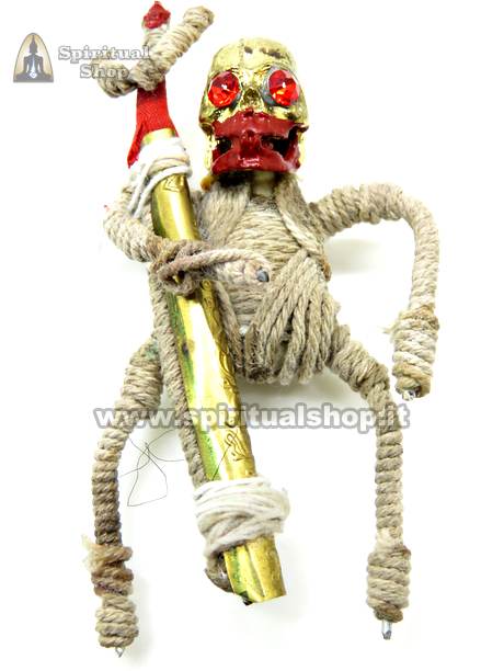 amuleto thailandese moboka golden skull
