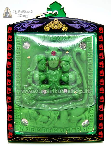 Grosso Amuleto Green Phra nGang per Ottenere Conquiste Sessuali e Grande Denaro nella Vita*