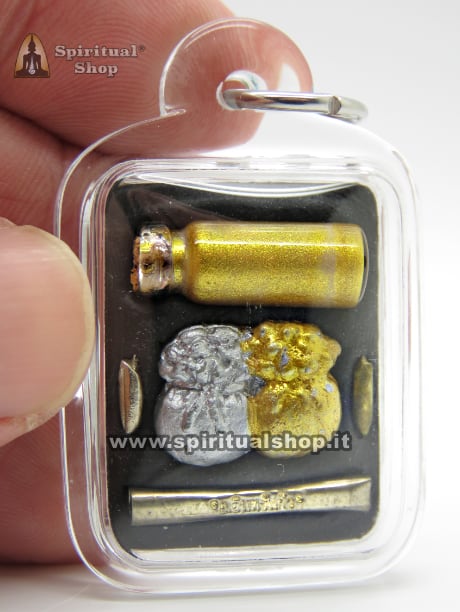STUPENDO LOCKET Amuleto Thailandese "PRINCIPESSA DELL'ABBONDANZA" Cerimonia AJARN Potente per PORTARTI RICCHEZZA, ABBONDANZA, VENDITE, FORTUNA AI GIOCHI. (Unico Pezzo)*