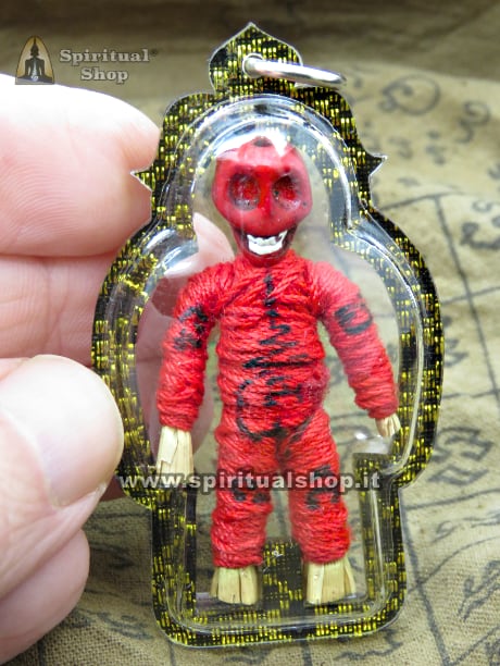 Amuleto Thailandese NECROMANTIC RED PAYOON POTENTE PARAFULMINE CONTRO MALOCCHIO, FATTURE, MAGIA NERA, INVIDIE, RIFLETTE CONTRO I SOPRUSI CHE SUBISCI*