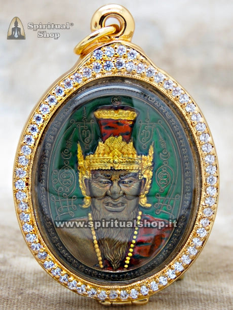 Amuleto Thailandese RUESI LERSI 5 YANTS LUXURY GREEN SHAMAN - I POTERI DEL GRANDE MAGO RUESI A TUA DISPOSIZIONE UNICO PEZZO ULTRA RARO e INCREDIBILE NON FARTELO SFUGGIRE!