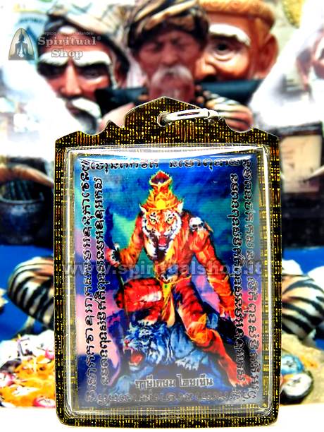 amuleto thailandese Ruesi Tiger su Tiger