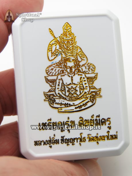 🔥 AMULETO THAILANDESE SAK YANT RUESI SUPER POWER SVILUPPO ENERGIE MENTALI, CARISMI, VEGGENZA, TELECINESI, IMPOSIZIONI A DISTANZA, PROTEZIONE (Temple Box Ufficiale) UNICO PEZZO!*