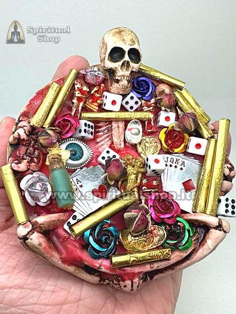 "SKELEPROM" UNO DEI PIU' POTENTI AMULETI NECROMANTICI AL MONDO specifico per DENARO, GIOCO, FORTUNA, LAVORO, AMORE, POTERE, PROTEZIONE (UNICO PEZZO)*