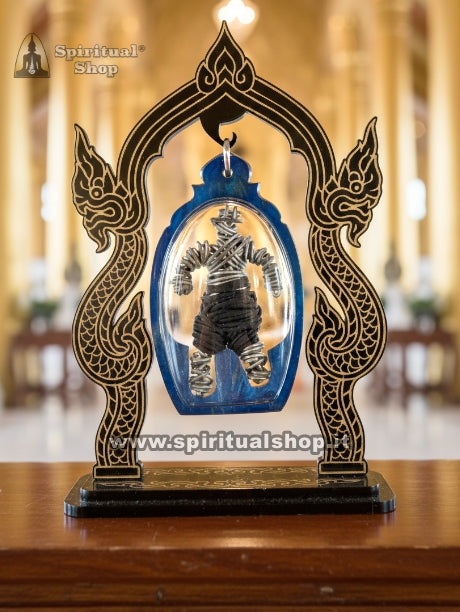 POTENTE PAYOON STEEL (ACCIAIO) ASSORBE E RIFLETTE CONTRO I TUOI NEMICI MAGIA NERA, INVIDIA, FATTURE, ENERGIE NEGATIVE. Dal TEMPIO WAT BANG PHRA (Unico Pezzo)