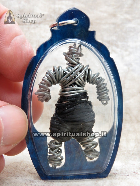 POTENTE PAYOON STEEL (ACCIAIO) ASSORBE E RIFLETTE CONTRO I TUOI NEMICI MAGIA NERA, INVIDIA, FATTURE, ENERGIE NEGATIVE. Dal TEMPIO WAT BANG PHRA (Unico Pezzo)