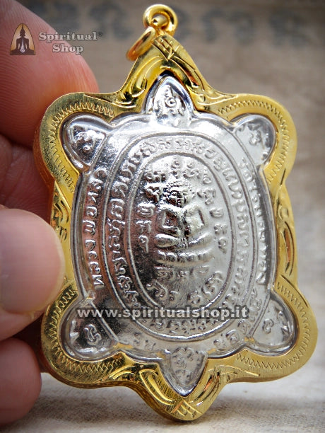 Amuleto Thailandese Tartaruga contro Malocchio Portafortuna