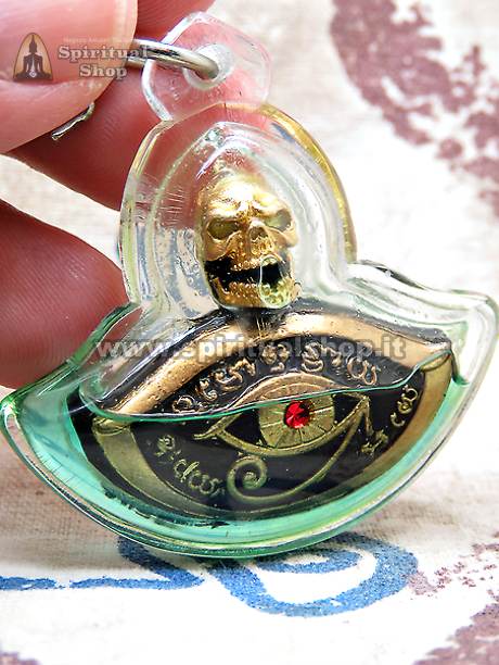 Amuleto Speciale Apertura 3° Occhio Veggenza Fortuna Economica e al Gioco con Polveri 18 Templi (Edizione Super Limitata) + Collana Regalo (Pezzo Ormai Introvabile)*