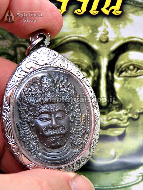 Amuleto Thailandese Nuovissimo THAO WESSUWAN / RAHU per UNA TOTALE PROTEZIONE e DENARO VINCITE RICCHEZZA MIGLIORA IL KARMA*