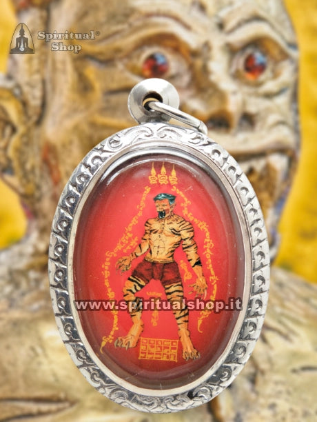 AMULETO THAILANDESE "WERETIGER GURU LOCKET" per Leadership e Prestigio, Successo e Dominio, Protezione Totale. Limited Edition (Unico Pezzo)