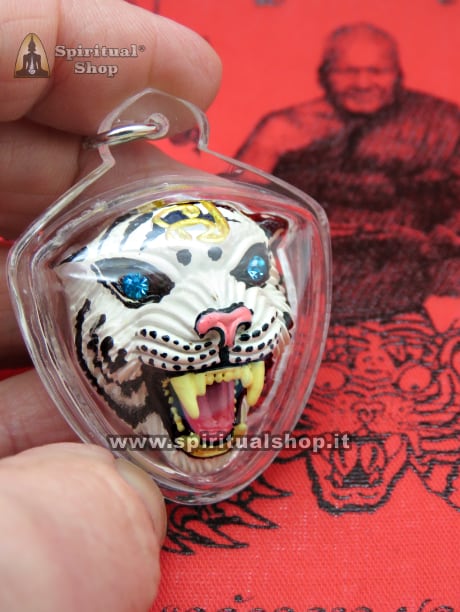 amuleto thailandese tigre bianca di lp pern
