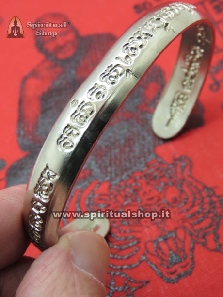 BRACCIALE con YANTRA MAGICI DI LP PERN (Regolabile) per MASSIMA PROTEZIONE, RICCHEZZA E FORTUNA (UFFICIALE DAL TEMPIO WAT BANG PHRA) ENTRA E LEGGI!*
