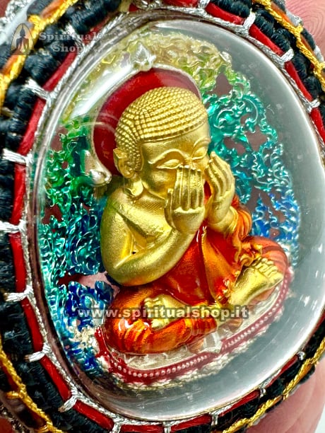 COLLANA GRAND ROYAL AMULETS LIVELLO MASSIMO PROTEZIONE E RICCHEZZA (FATTA A MANO) 108 MONACI (UNICO PEZZO AL MONDO!)*