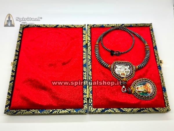 COLLANA GRAND ROYAL AMULETS LIVELLO MASSIMO PROTEZIONE E RICCHEZZA (FATTA A MANO) 108 MONACI (UNICO PEZZO AL MONDO!)*