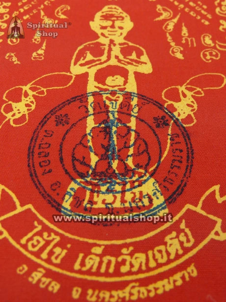 KUMAN THONG Chôk Dee (โชคดี) Consacrato per Ascoltare le tue Richieste e Trasformarle in Realtà. Con Stupenda Tela Magica (Potenza TOP)