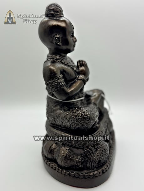 🔥KUMAN THONG "JAMPAREE" in LEK NAM PEE POTENTISSIMO (Dal Tempio dei Kuman Thong) PROGRAMMATO per Attirare DENARO e RICCHEZZA INFINITA + PHA YANT + CERTIFICATO BENI CULTURALI THAI (Solo 1 Disponibile!)*