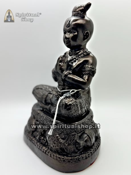 🔥KUMAN THONG "JAMPAREE" in LEK NAM PEE POTENTISSIMO (Dal Tempio dei Kuman Thong) PROGRAMMATO per Attirare DENARO e RICCHEZZA INFINITA + PHA YANT + CERTIFICATO BENI CULTURALI THAI (Solo 1 Disponibile!)*