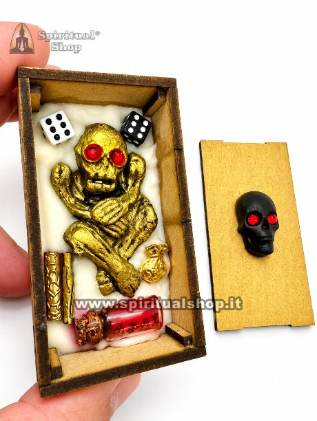 KUMAN THONG NECROMANTICO BARA "KRABOMAK"specifico RICCHEZZA, VINCITE, PROSPERITÀ e SUCCESSO NEGLI AFFARI - Realizzato per Spiritual Shop (Unico pezzo al Mondo)
