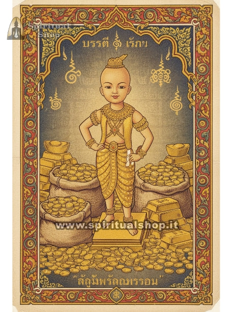 LOCKET KUMAN THONG MAPAREEM per DENARO, VINCITE, LAVORO + GROSSO PHA YANTS STUPENDO Non richiede Offerte (Unico Pezzo)
