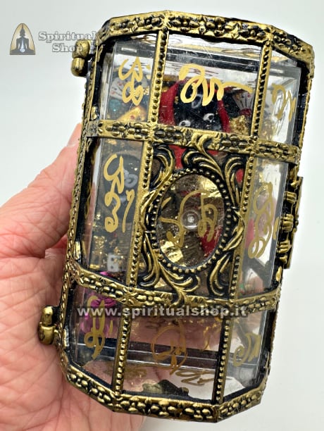 RARO SCRIGNO DOPPIO KUMAN THONG NAGON YANTS VOODOO ULTRA POTENTE PER PROTEZIONE E RICCHEZZA! (UNICO PEZZO)*