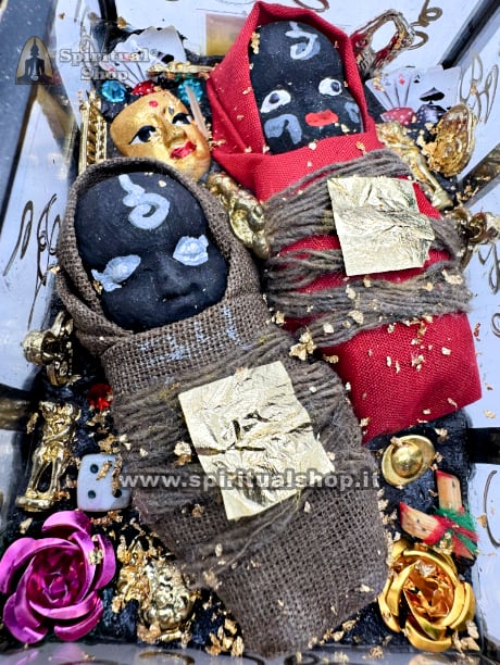 RARO SCRIGNO DOPPIO KUMAN THONG NAGON YANTS VOODOO ULTRA POTENTE PER PROTEZIONE E RICCHEZZA! (UNICO PEZZO)*