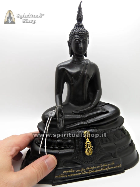 Statua Buddha Butcha Somdej Phra Sangkaraj SIGILLO REALE Anno 1993 (2536 Buddista) per Felicità, Armonia, Prosperità, Fortuna, Ricchezza, Protezione
